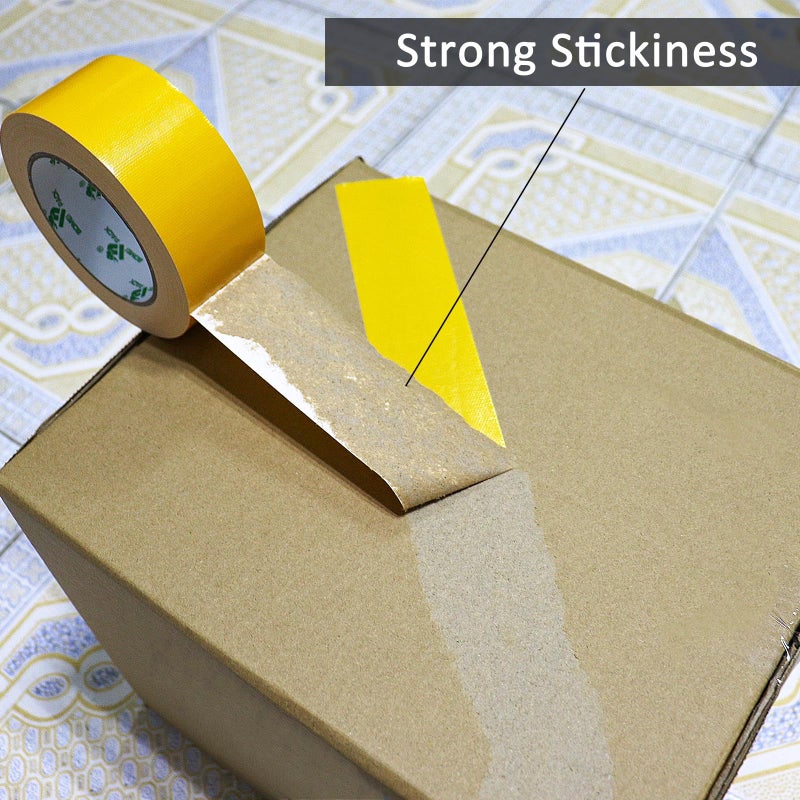 BOMEI PACK Duct Tape Yellow, Heavy Duty Strong Industrial Color Duct Tape 9mil x 1.88inch x 30yds for Packing and Repairing - Image 4